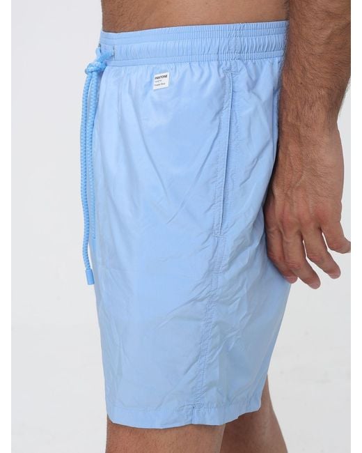 Mc2 Saint Barth Blue Boxer Swim Shorts for men