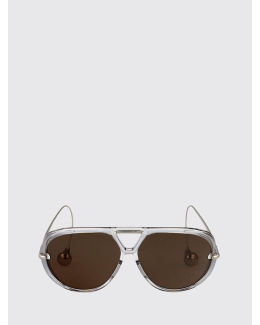 Bottega Veneta Gray Bv1273S Metal And Acetate Sunglasses