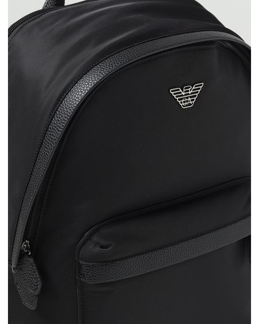 Emporio Armani Black Backpack