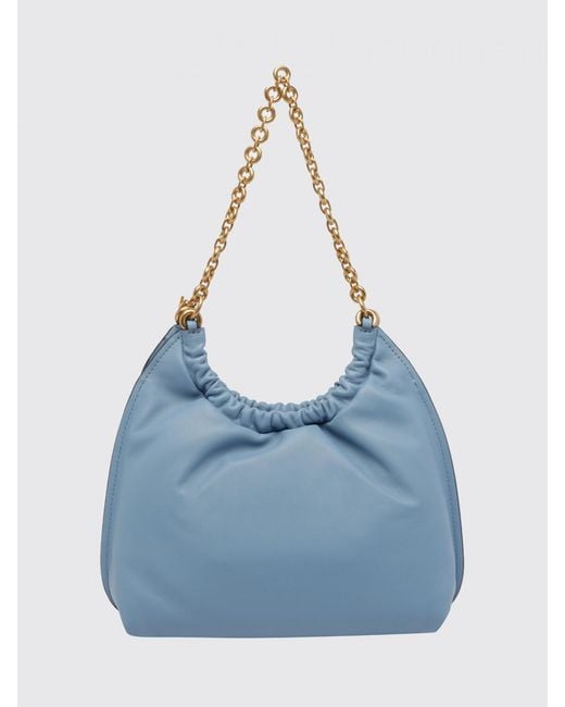 Michael Kors Blue Indie Leather Bag