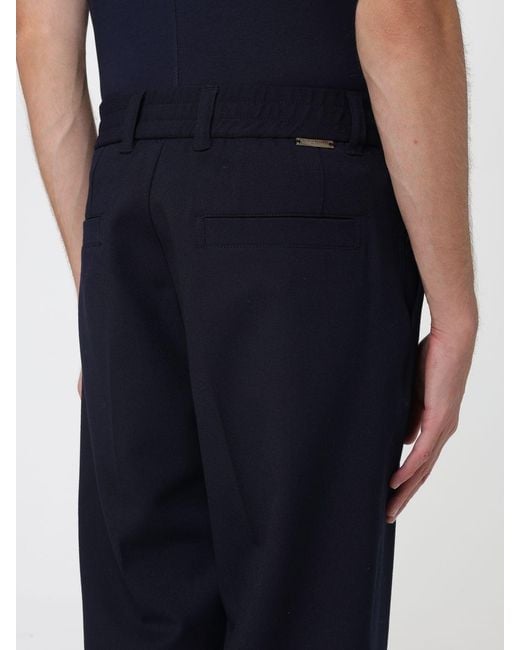 Paolo Pecora Blue Trousers for men
