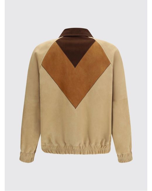 Valentino Blue Suede Overshirt for men