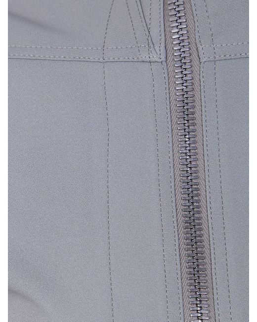 Rick Owens Gray Gary Viscose Blend Jacket