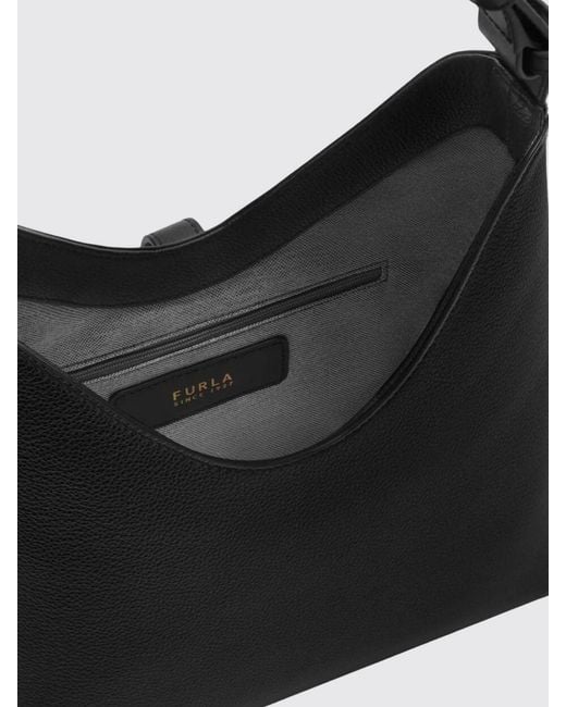 Furla Black Goccia S Shoulder Bag