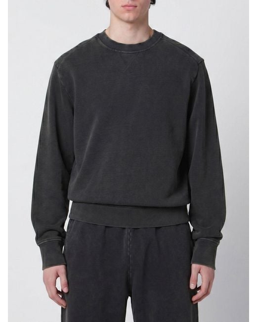 Entire studios Gray Cotton Crewneck Sweatshirt for men