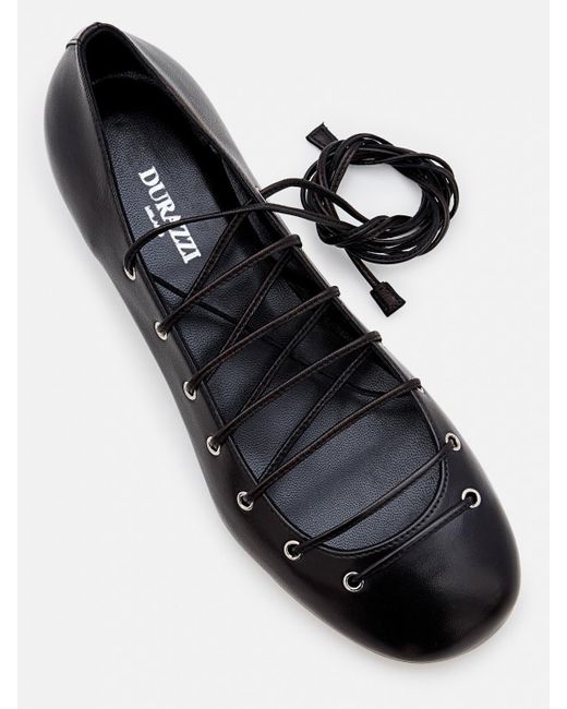 DURAZZI MILANO White Ballet Flats