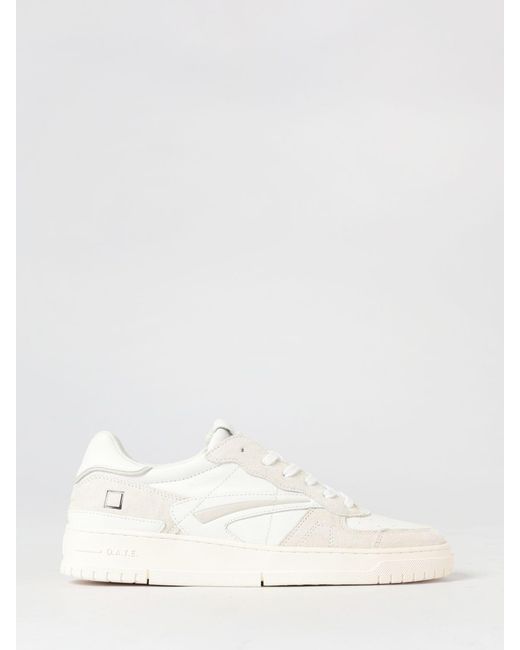 Date Natural Torneo Pure Basic Leather Sneakers for men