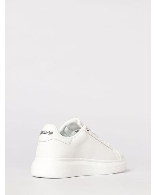 Just Cavalli Natural Leather Sneakers for men
