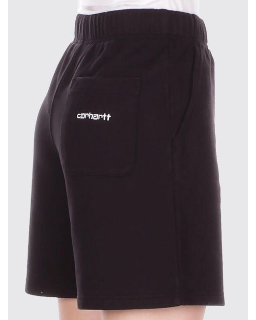 Carhartt Black Cotton Jogging Shorts