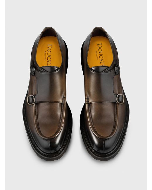 Monk Strap di Doucal's in Brown da Uomo