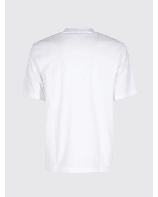 Boss Basic Baumwoll-T-Shirt in White für Herren