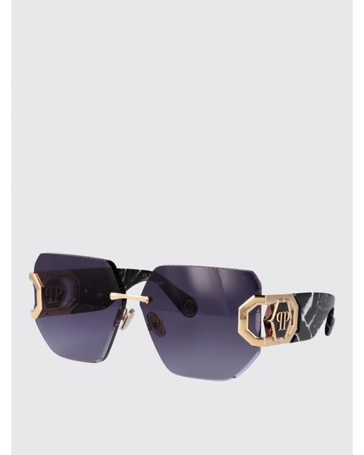 Philipp Plein Blue Sunglasses