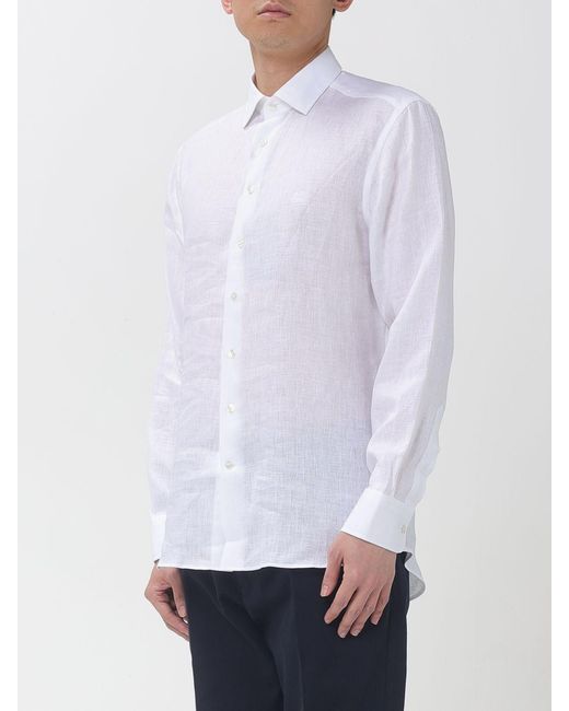 Etro White Linen Shirt for men