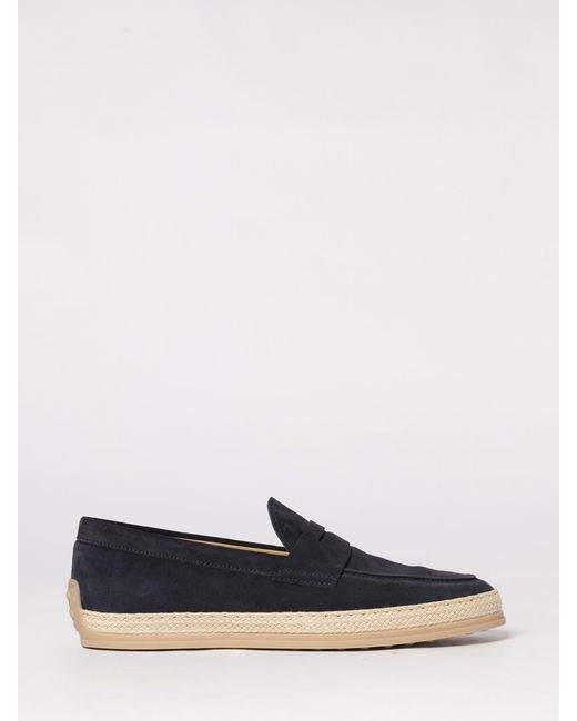 Tod's White Suede Loafers for men