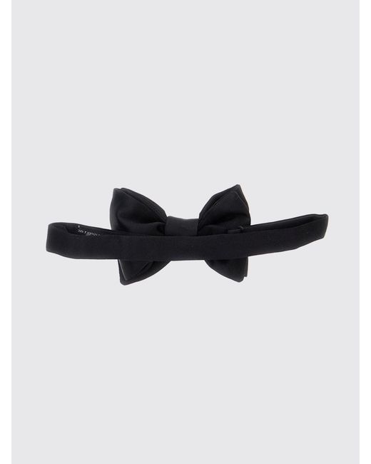 Tom Ford Black Elegant Satin Bow Tie With Adjustable Hook Closure for men