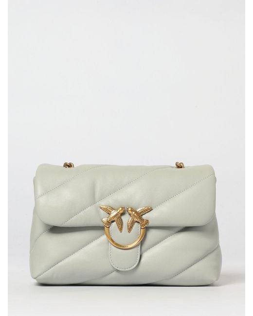 Pinko Natural Love Bag Puff Maxi Matelassé Nappa Bag