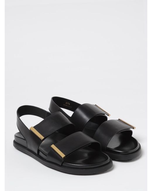 Tod's White Leather Sandal