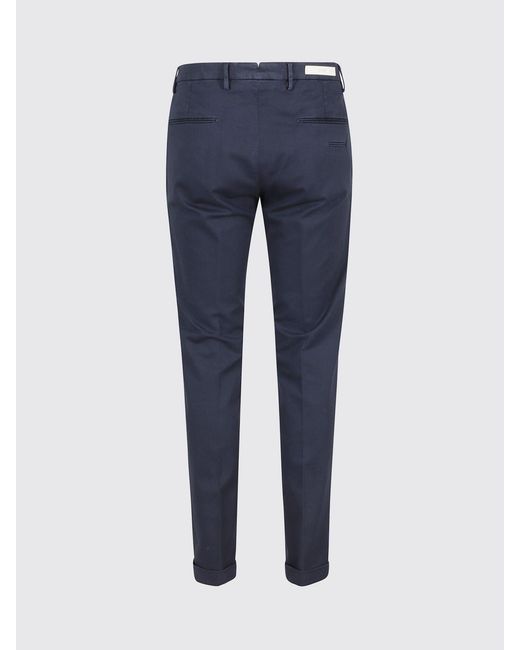 Briglia 1949 Blue Cotton Chino Trousers for men