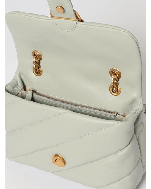 Pinko Natural Love Bag Puff Maxi Matelassé Nappa Bag