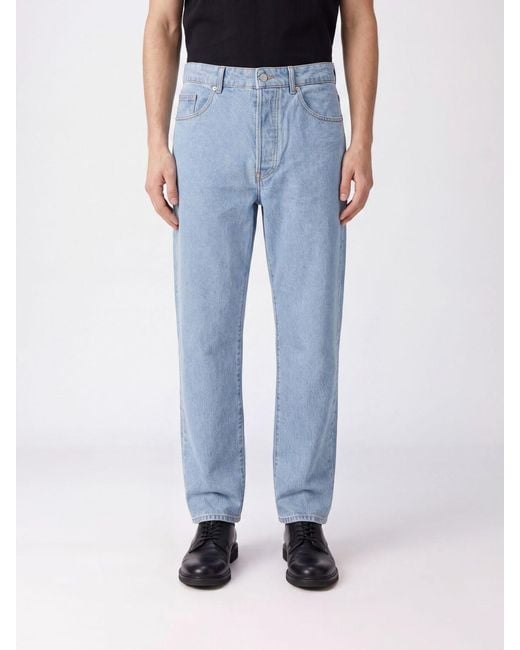 Dries Van Noten Blue Pants for men