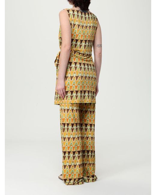 Maliparmi Metallic Top Damen