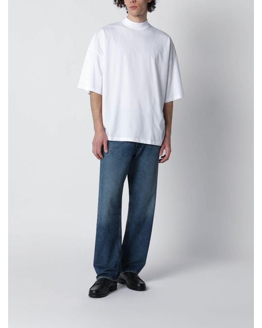 Agolde Blue Mid-Rise Straight Fit Jeans With A Five-Pocket Design for men