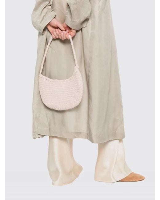 Dragon Diffusion Pink Braided Leather Nova Luna Bag