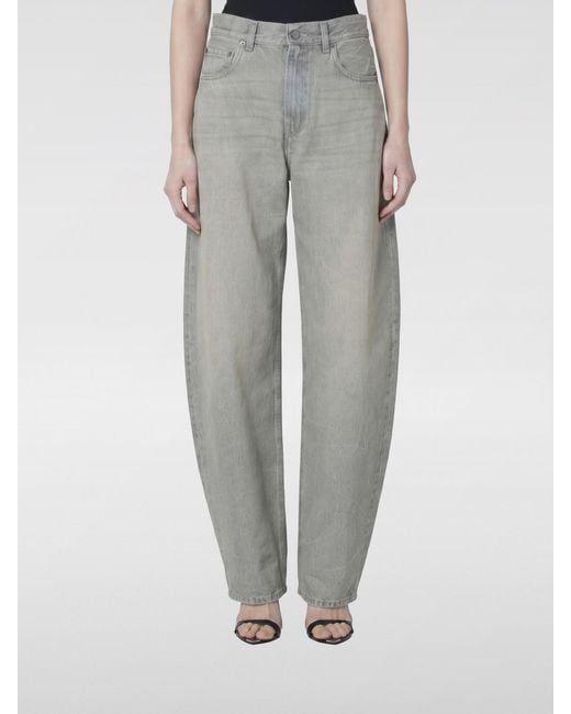 Haikure Gray Bibi High-Waisted Five-Pocket Baggy Jeans