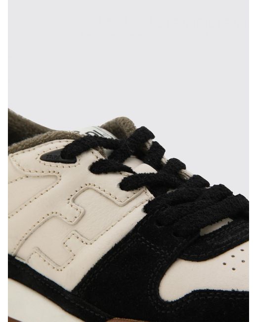 Fendi Black Match Leather Sneakers