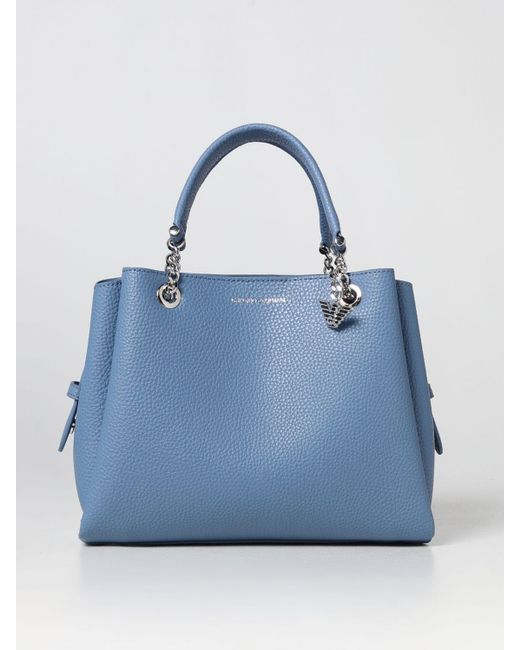 Emporio Armani Tote Bags in Blue Lyst