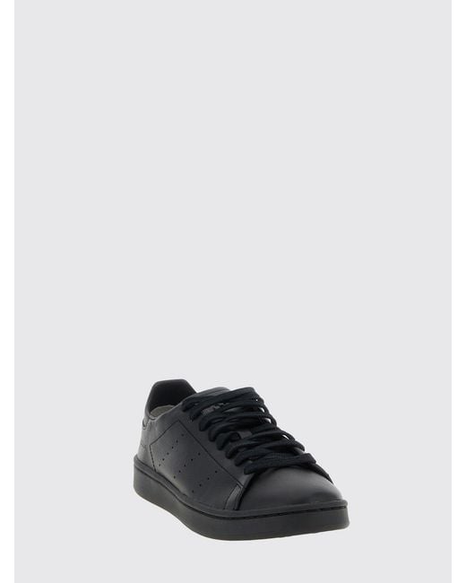 Y-3 Black Stan Smith Leather Sneakers for men
