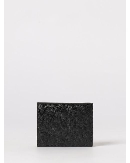 Ferragamo White Gancini Grained Leather Wallet