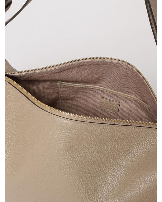 Gucci Natural Half Horsebit Grained Leather Bag
