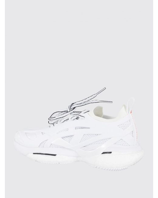 Adidas By Stella McCartney White Solarglide Rubber Sneakers