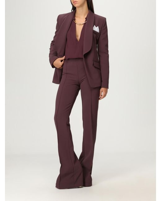 Elisabetta Franchi Purple Kleider Damen