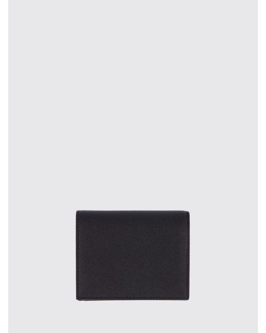 Ferragamo White Gancini Grained Leather Wallet