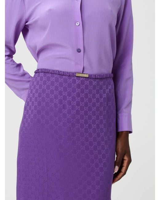 Gucci Purple Skirt