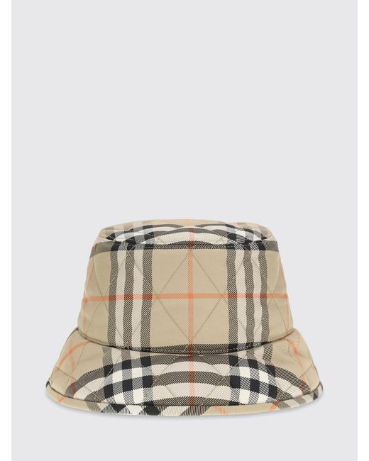 Burberry Natural Check Nylon Bucket Hat for men