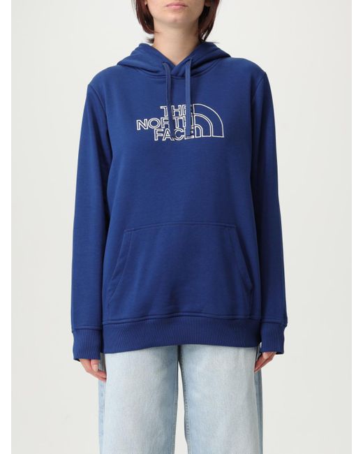 Felpa Con Logo di The North Face in Blue