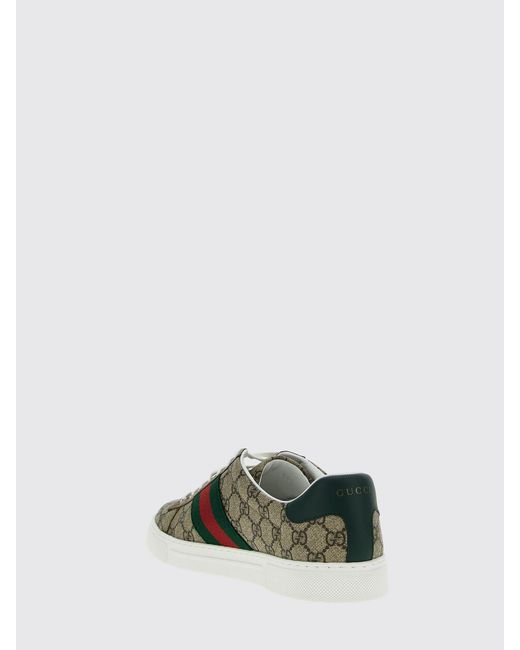Gucci Green Ace Gg Supreme Canvas Sneakers for men