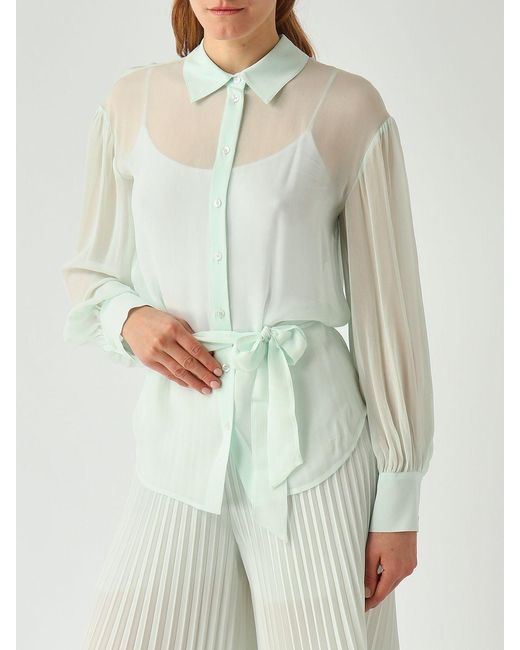 Twinset Green Viscose Shirt