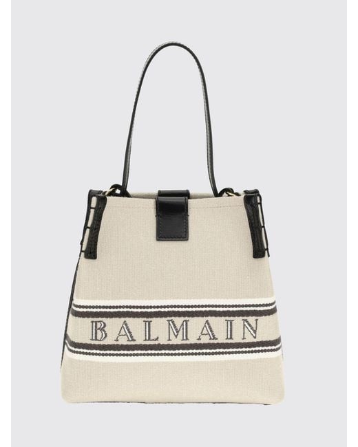 Balmain Natural Release Bucket Bag