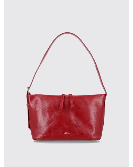 A.P.C. Red Handbag