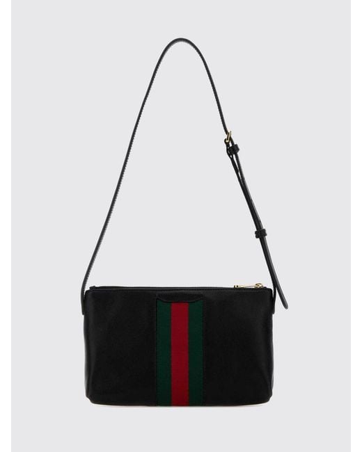 Mini Borsa A Tracolla Horsebit Web di Gucci in White