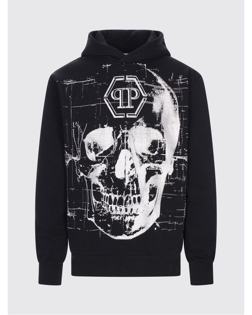 Philipp Plein Black Jumper for men