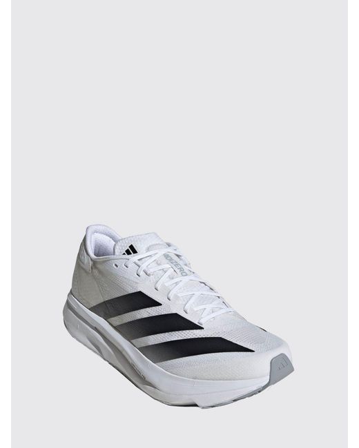 Adidas Originals White Mesh Adizero Evo Sl 2 Sneakers for men