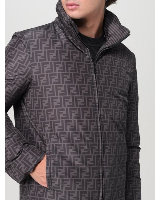 Fendi Jacket in Gray for Men Lyst