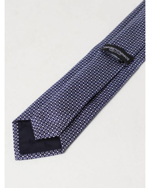 Corbata Emporio Armani de hombre de color Blue