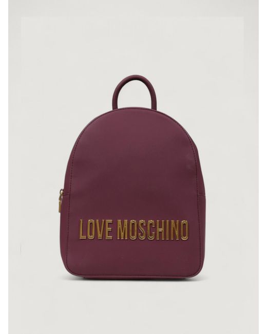 Love Moschino Purple Backpack