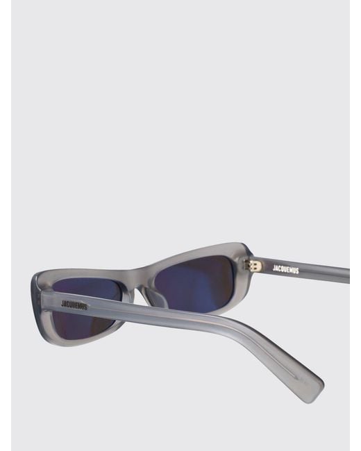 Jacquemus Gray Capri Rectangular Cat-Eye Sunglasses for men